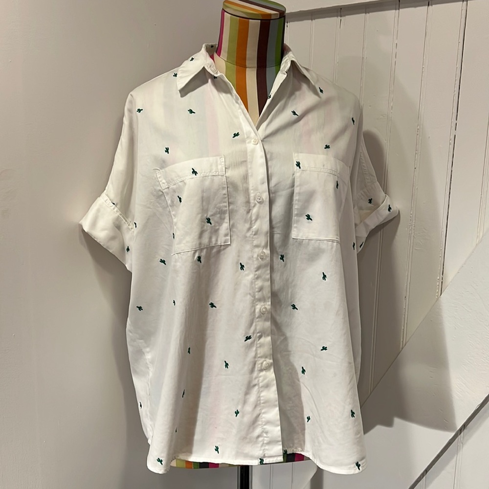 Madewell Cactus Collared Shirt